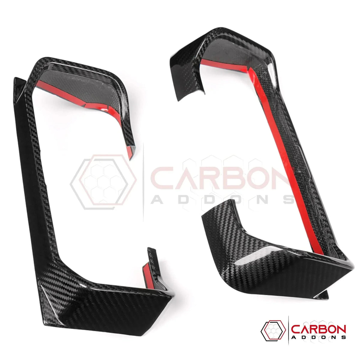 Carbon Fiber Rear Tail Light Trim Bezel Cover For Ford Bronco Raptor | Glossy or Matte