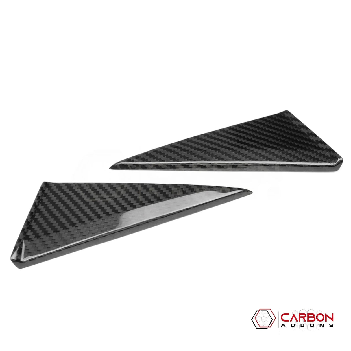 Real Carbon Fiber A-Pillar Exterior Trim Cover For Ford Bronco (2021–2025)