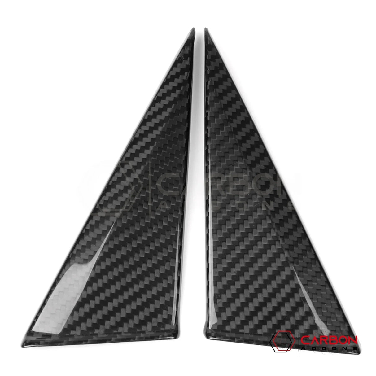 Real Carbon Fiber A-Pillar Exterior Trim Cover For Ford Bronco (2021–2025)