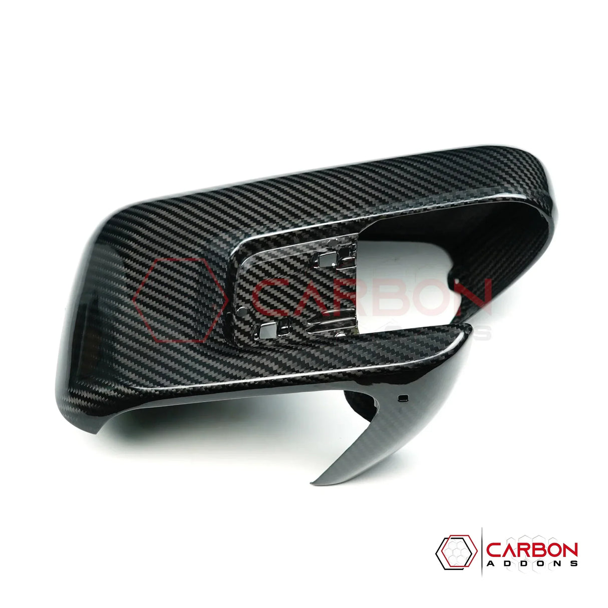 Direct Replacement Carbon Fiber Side View Mirror Caps for 2021+ Ford F-150