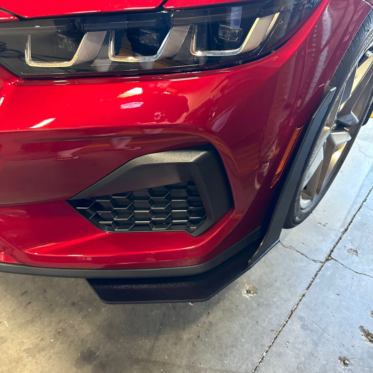 Mustang 24-26 GT/ECO 'GT500 Style' Splitter Winglet & Fender Extensions