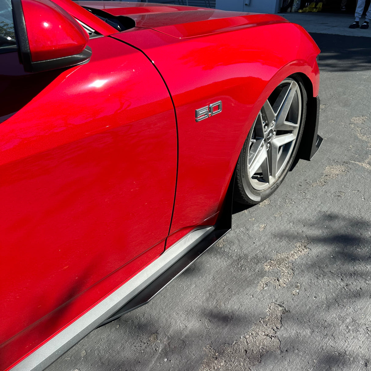 Mustang 15-23 GT500 Style Side Skirt Extensions