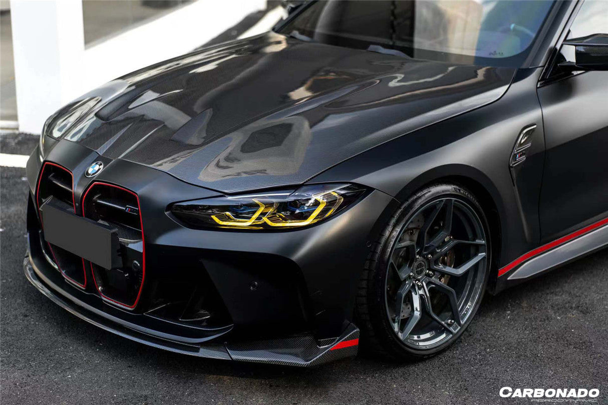2021-UP BMW M3 G80 G81 M4 G82 G83 OD-C Style Dry Double Carbon Fiber Hood