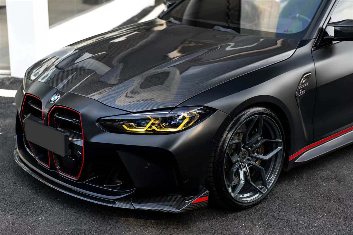 2021-UP BMW M3 G80 G81 M4 G82 G83 OD-C Style Dry Double Carbon Fiber Hood