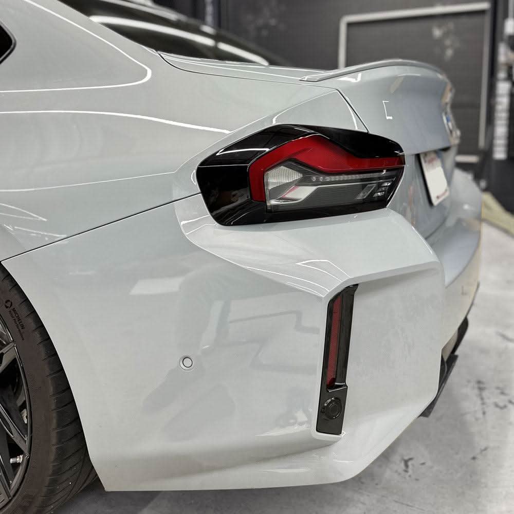 2023+ BMW G87 M2 Tail Light Side Marker Reflector Pre-cut Overlay Smoked