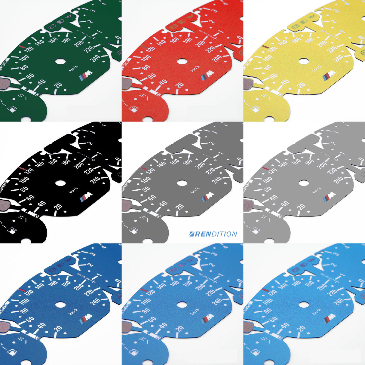 BMW E46 GAUGE FACE FOR M3 330 328 325 318 320 323 316 - K2 Industries