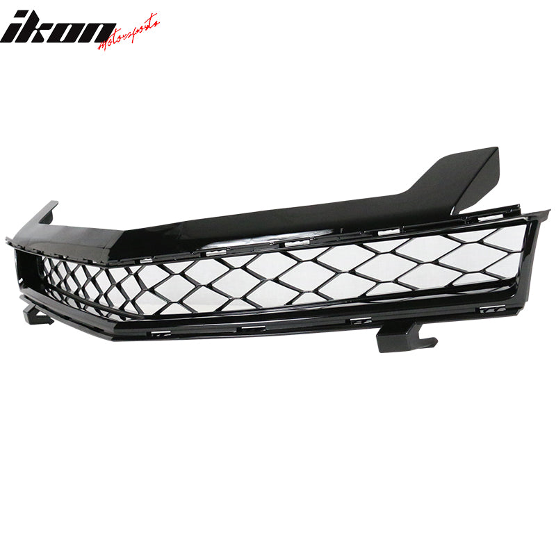2014-2015 Chevy Camaro Z28 Style Black Front Upper Mesh Grille
