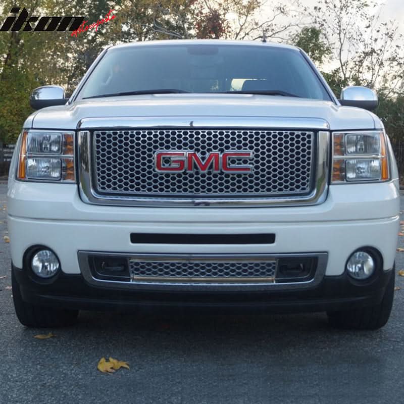 2007-2013 GMC Sierra 1500 Car Front Grille Upper Hood Guards ABS