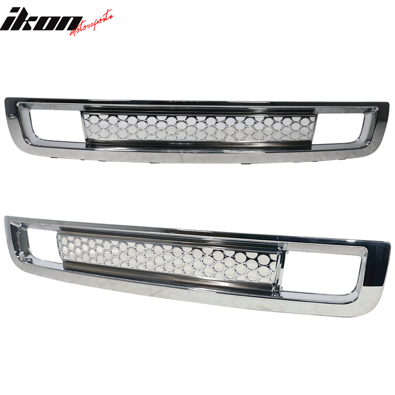 2007-2013 GMC Sierra 1500 Front Lower Grille Guards Bumper Grill ABS