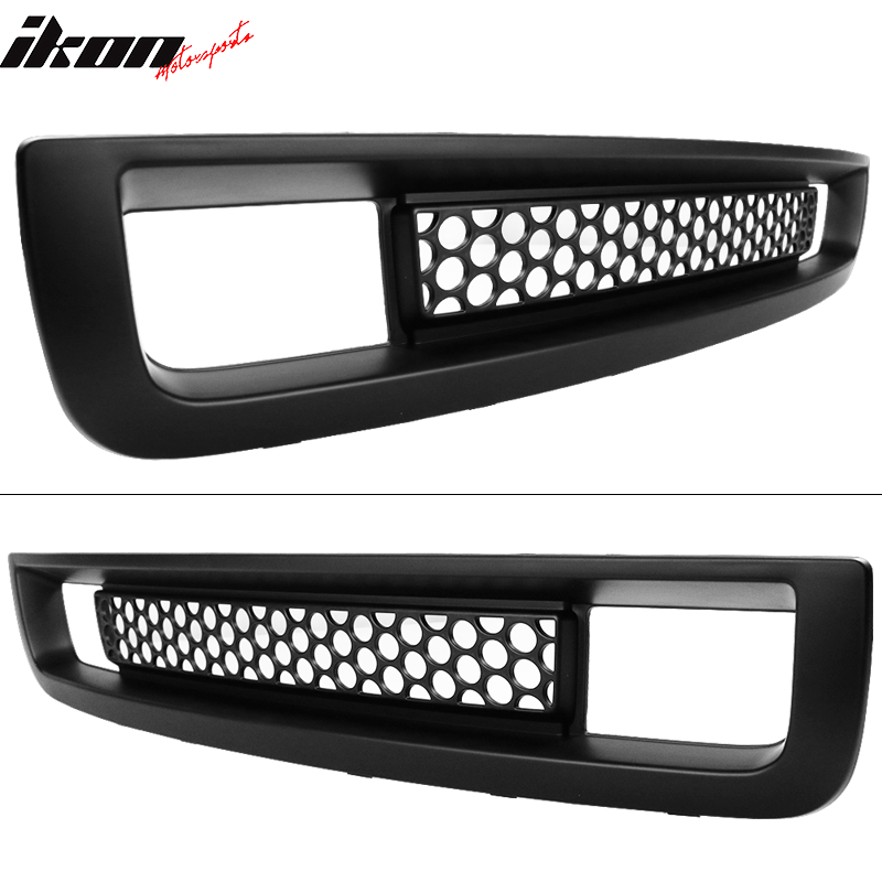 2007-2013 GMC Sierra 1500 Denali Hood Molding Upper Lower Grille ABS