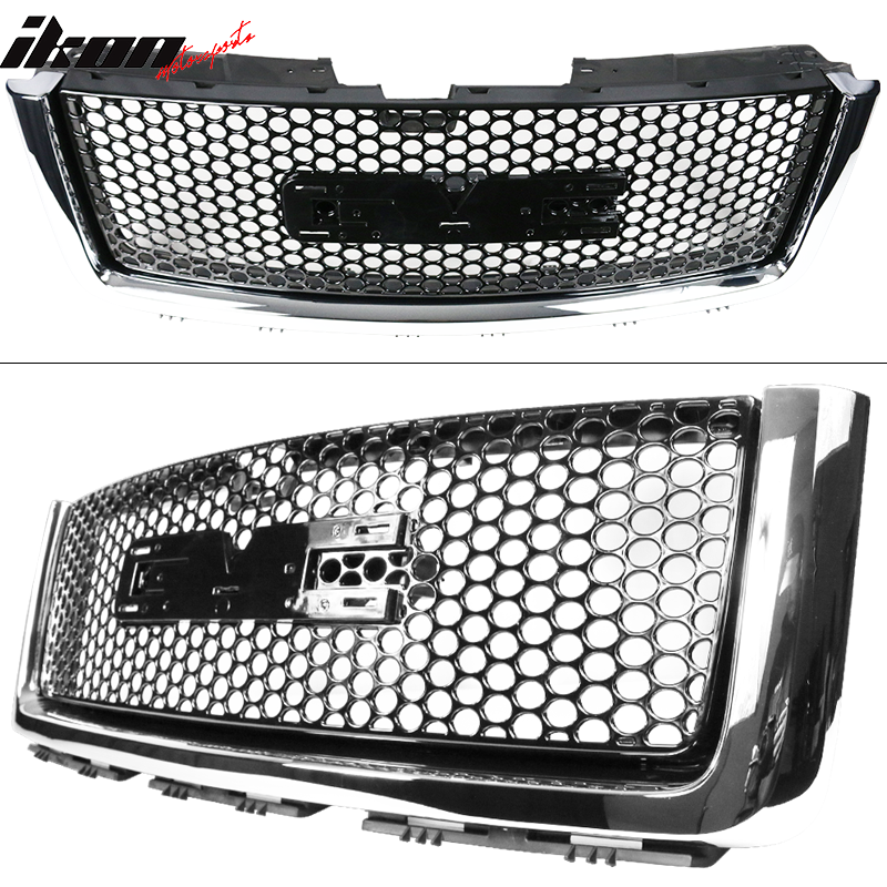 2007-2013 GMC Sierra 1500 Denali Upper Grille Lower Bumper Grille ABS
