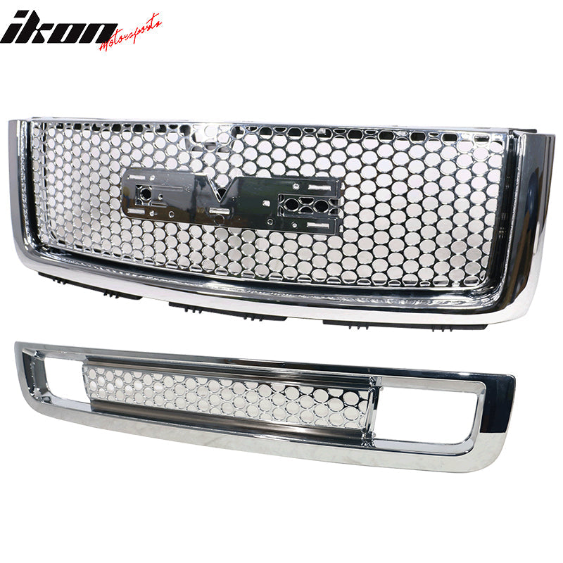 2007-2013 GMC Sierra 1500 Denali Front Bumper Upper + Grille Guards