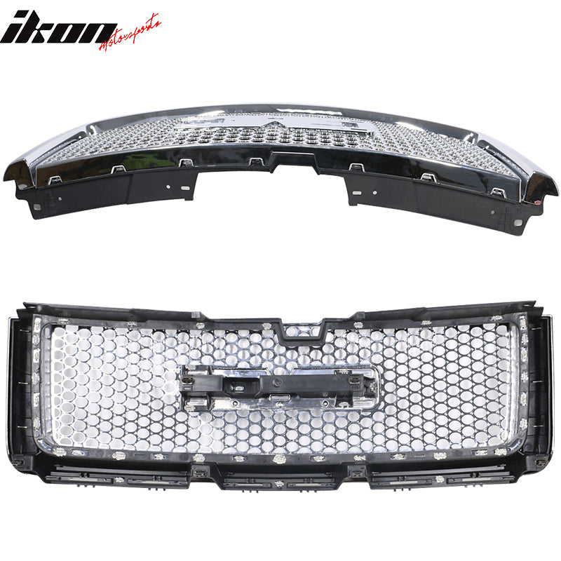 2007-2013 GMC Sierra 1500 Denali Front Bumper Upper + Grille Guards