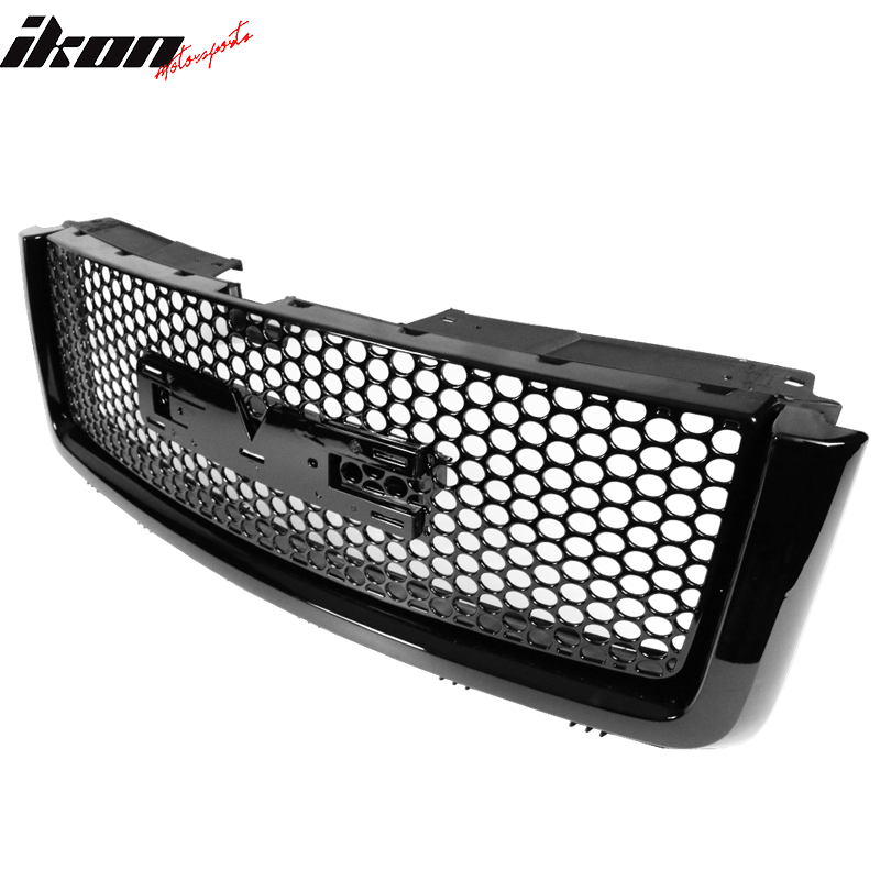 2007-2013 GMC Sierra 1500 Denali Upper Grille Lower Bumper Grille ABS