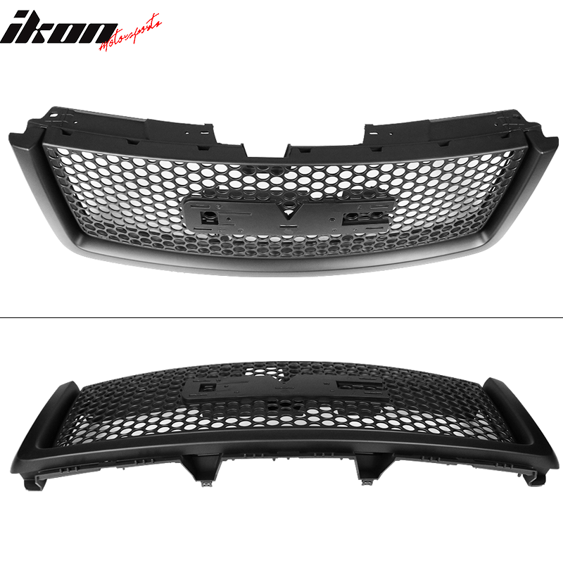 2007-2013 GMC Sierra 1500 Denali Mesh Front Hood Molding Grille ABS