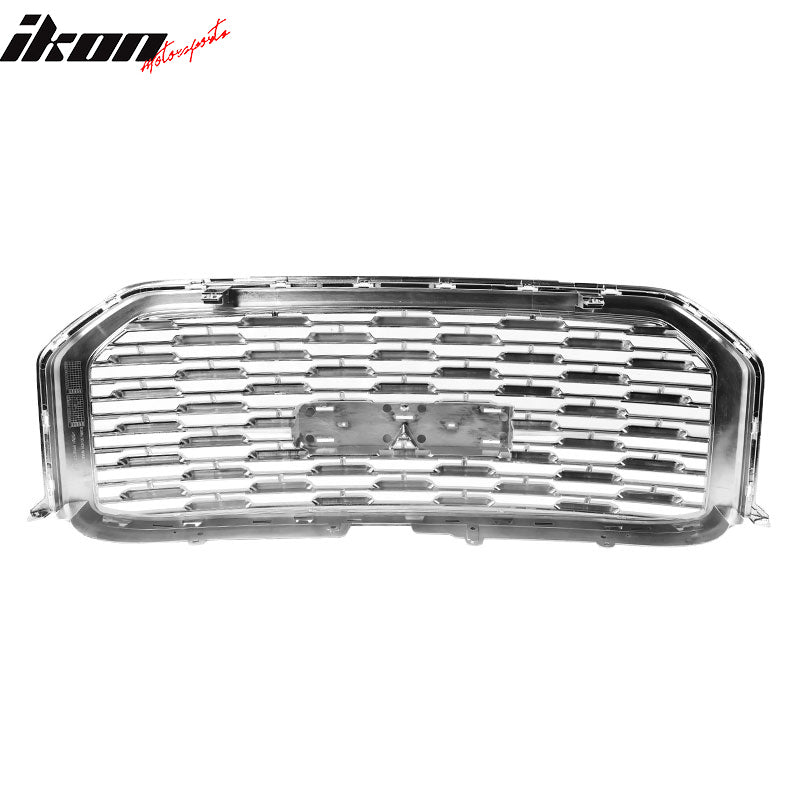 2015-2020 GMC Yukon Denali Style Chrome Front Bumper Upper Grille ABS