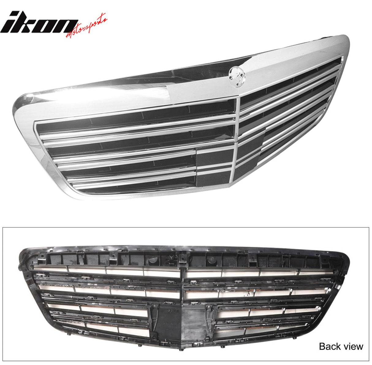 2010-2013 Mercedes-Benz W221 S Class Front Bumper Hood Grille ABS