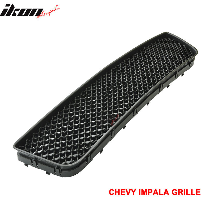 2006-2011 Chevy Impala Honeycomb Lower Hood Mesh Grill ABS LT LS LTZ