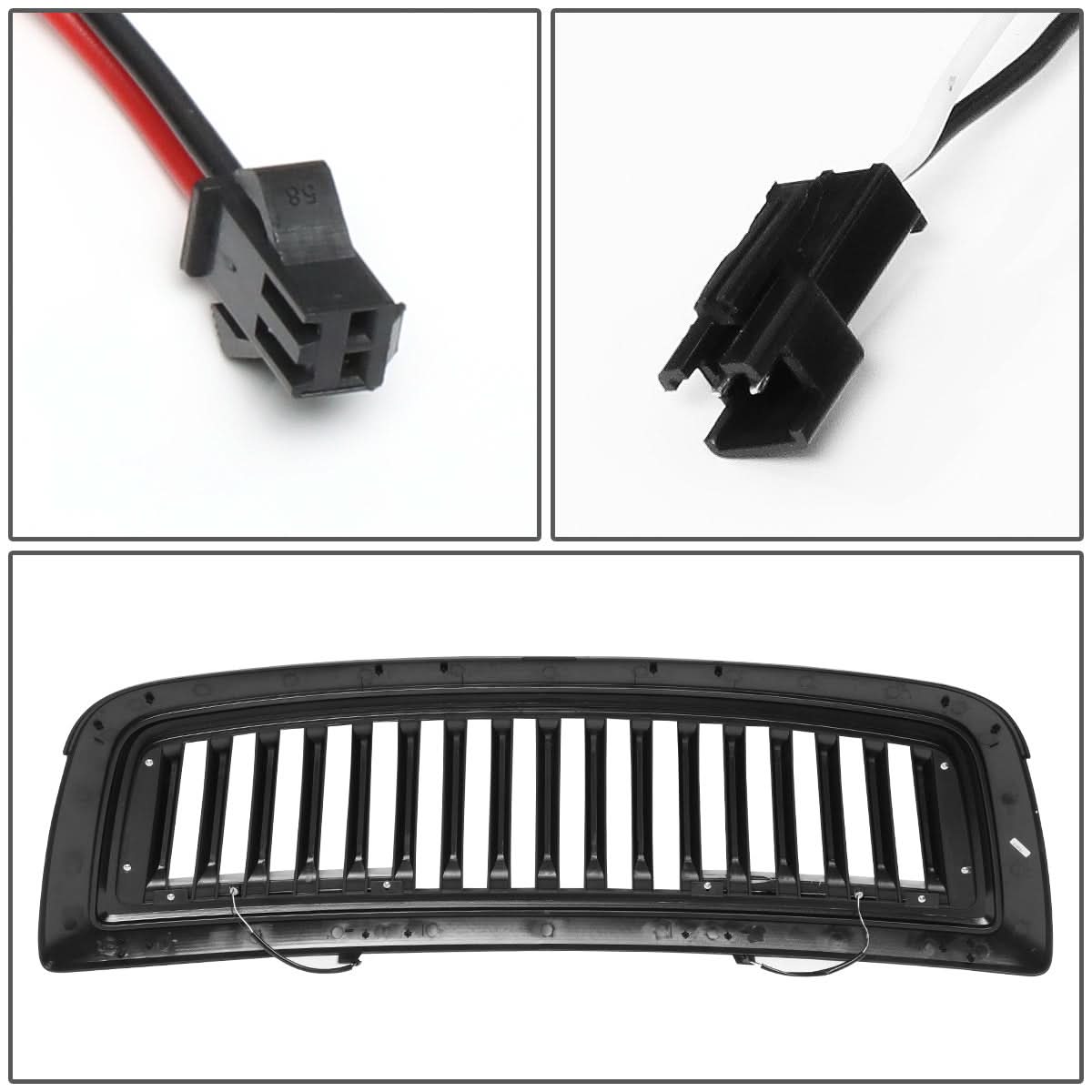 09-12 Dodge Ram 1500 Vertical Fence Style Grille w/ LED DRL
