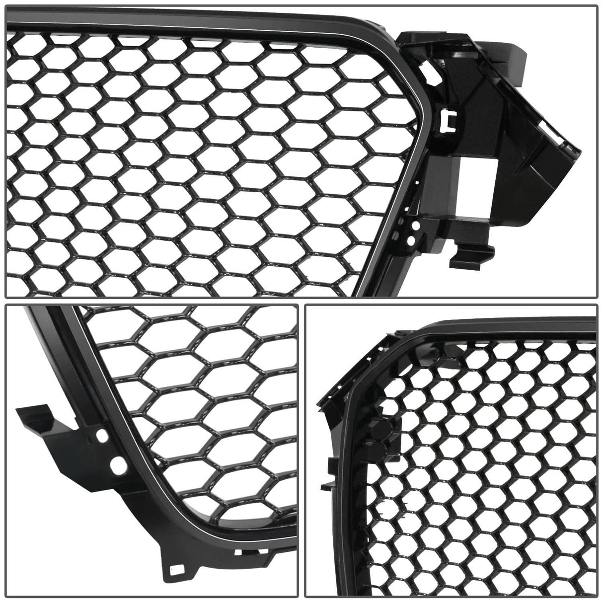 2013-2016 Audi A4 RS4 Style Front Grille Gloss Black