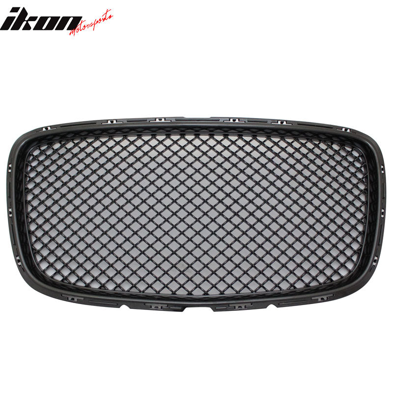 2015-2023 Chrysler 300 300C B Style Black Front Bumper Upper Grille