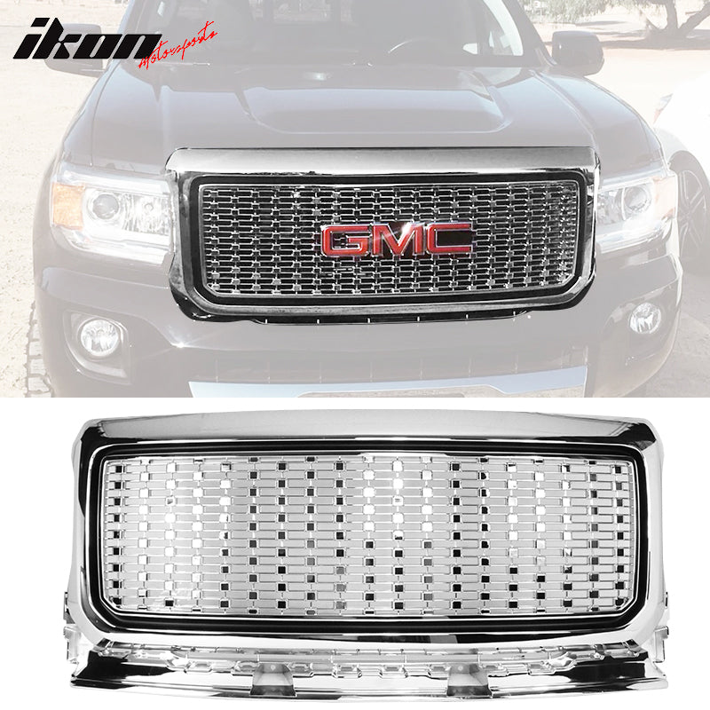 2015-2020 GMC Canyon Denali Style Front Bumper Hood Grille Guard Grill