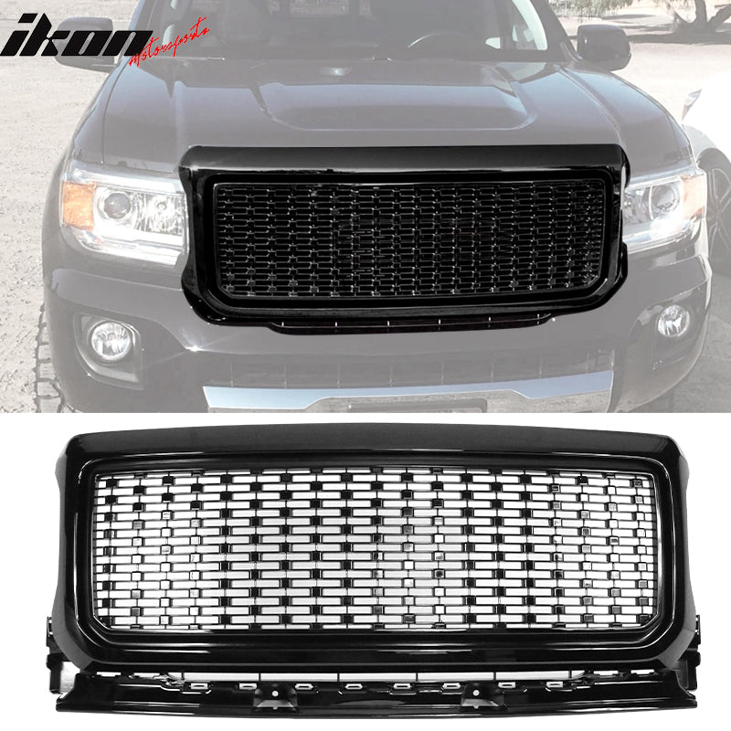 2015-2020 GMC Canyon Denali Style Front Bumper Hood Grille Guard Grill