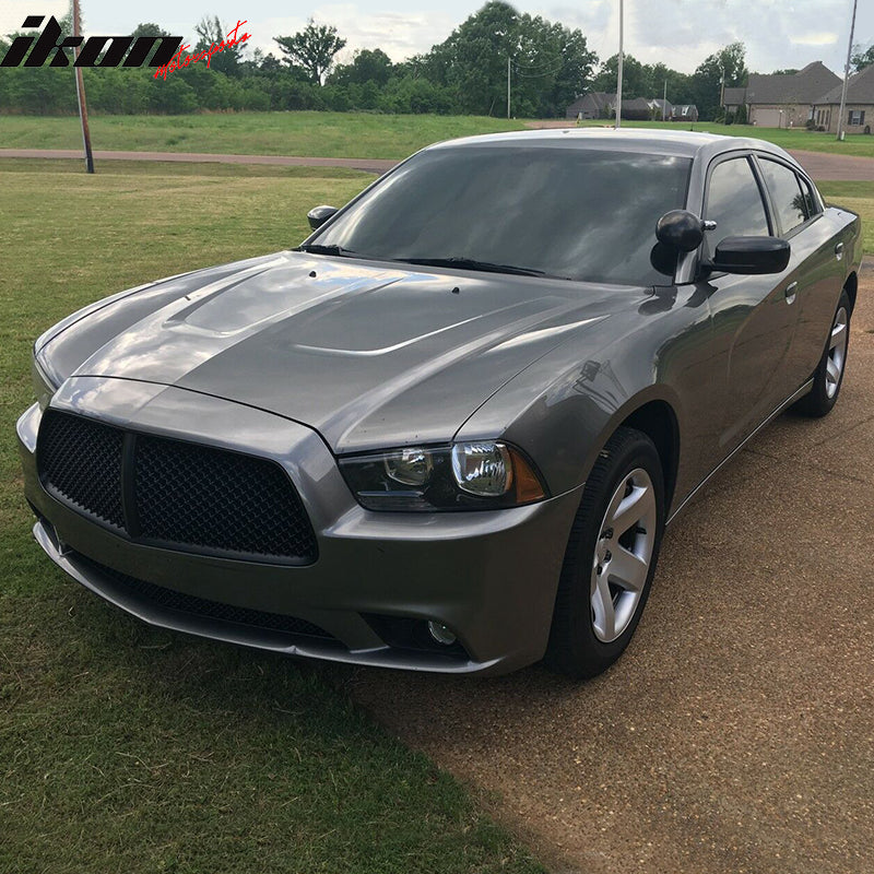 2011-2014 Dodge Charger RT SXT SE Pursuit Front Bumper Grille ABS
