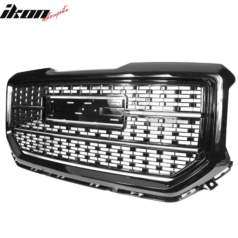2016-2018 GMC Sierra 1500 Grill Denali Style Car Front Grille Hood