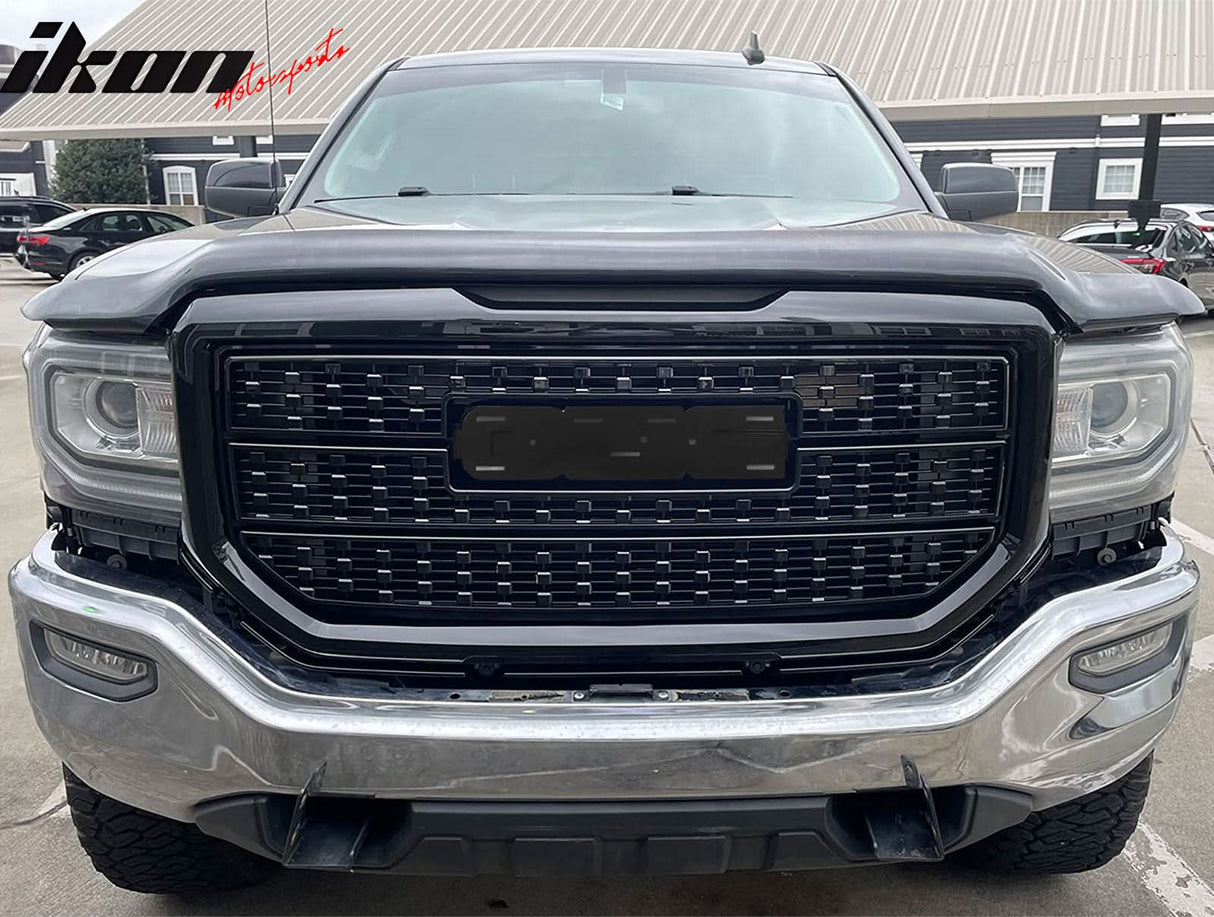 2016-2018 GMC Sierra 1500 Grill Denali Style Car Front Grille Hood