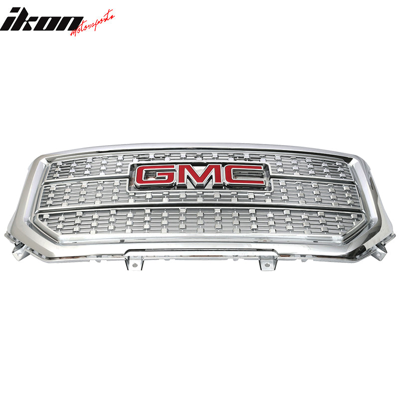 2016-2017 GMC Sierra Denali Chrome Grille & Genuine GMC Emblem Badge