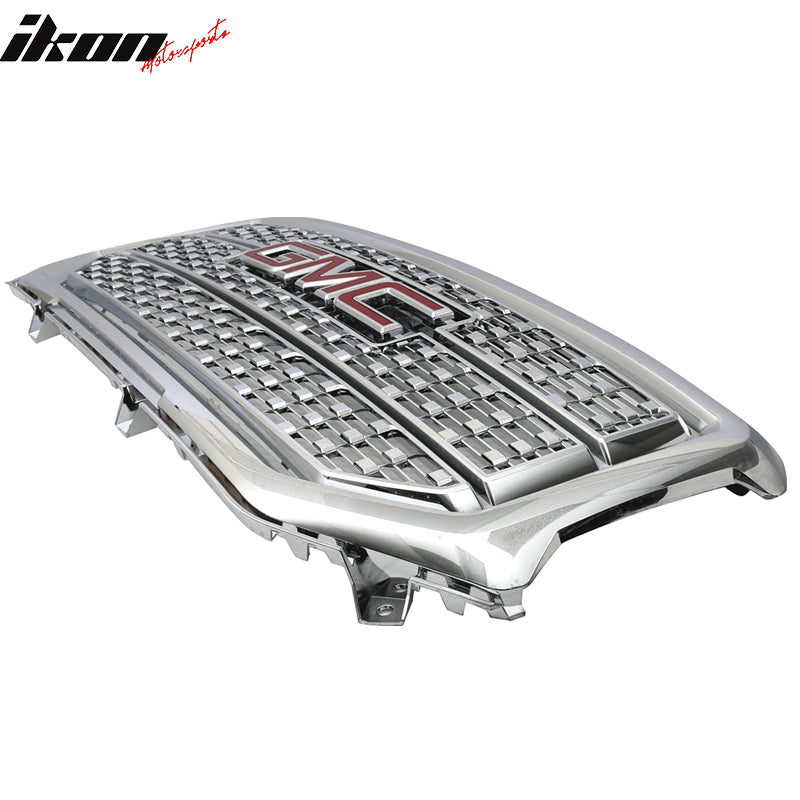 2016-2017 GMC Sierra Denali Chrome Grille & Genuine GMC Emblem Badge