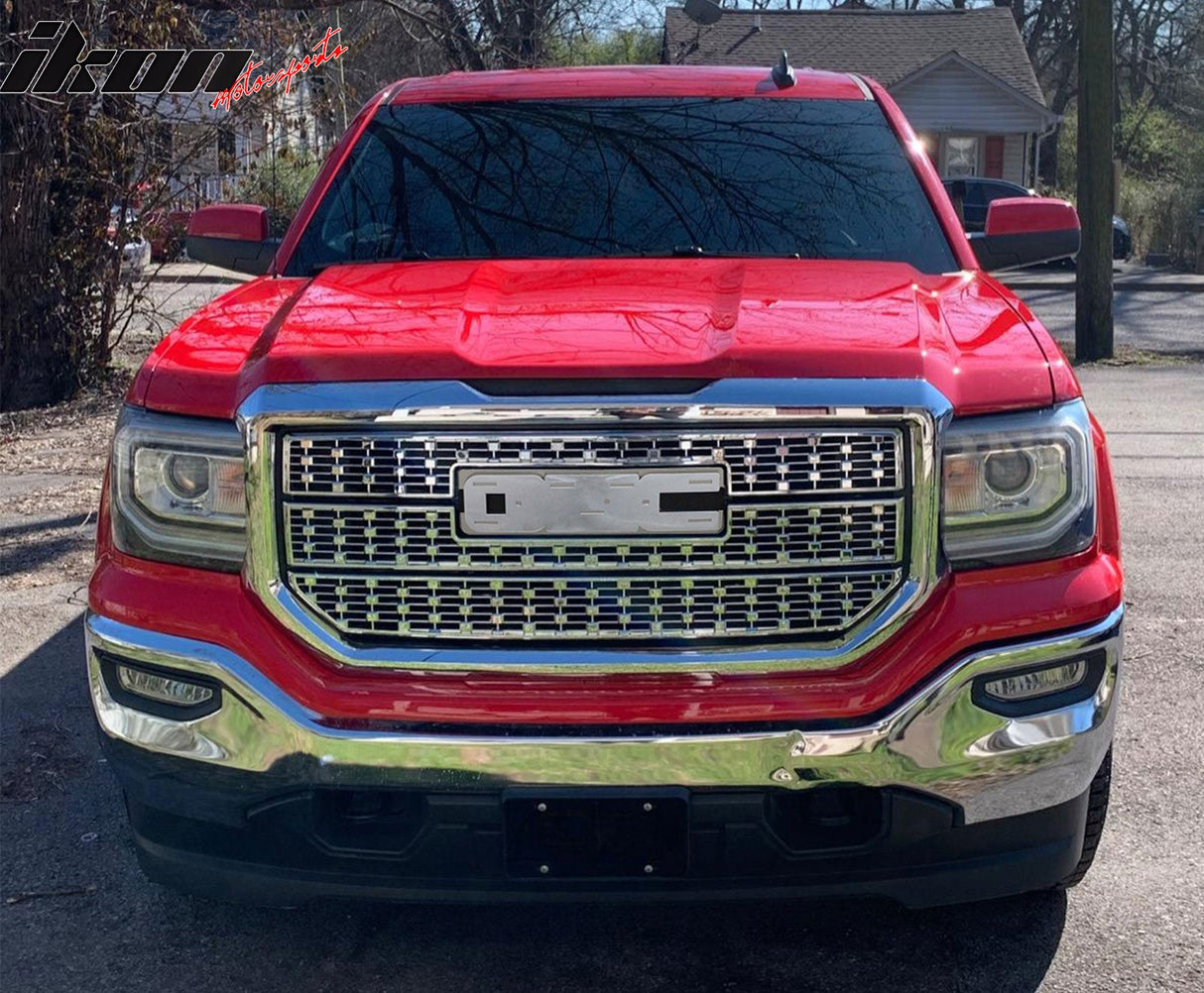 2016-2018 GMC Sierra 1500 Grill Denali Style Car Front Grille Hood
