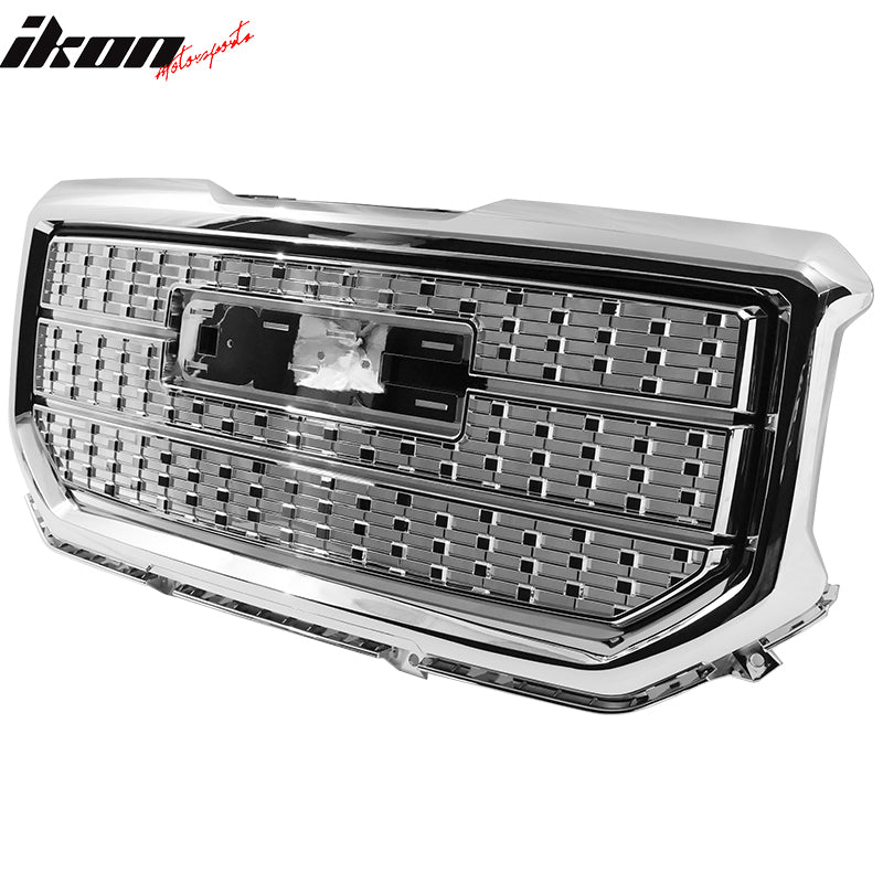 2016-2018 GMC Sierra 1500 Grill Denali Style Car Front Grille Hood