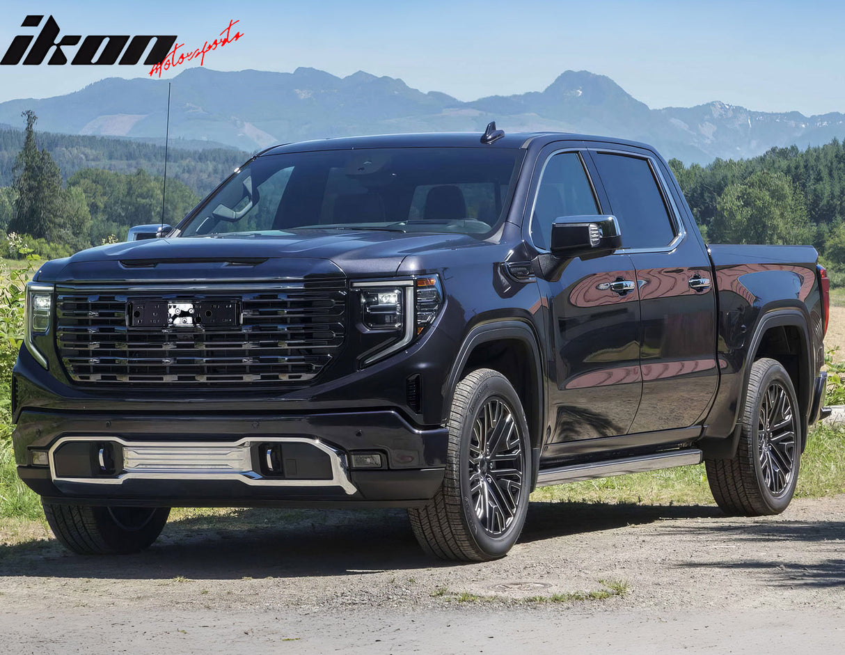 2022-2024 GMC Sierra 1500 Gloss Black Denali Style Front Hood Grille