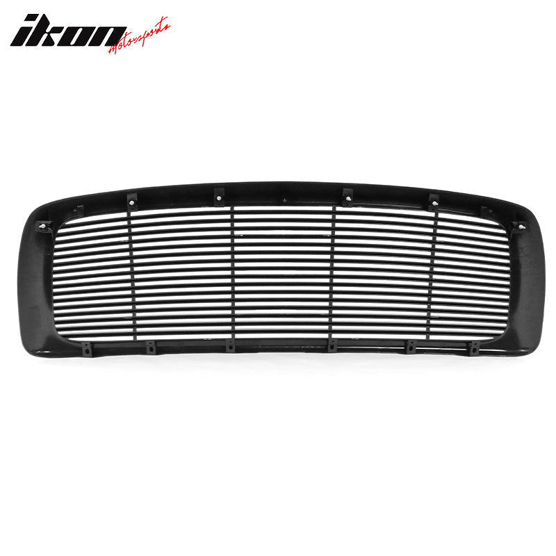 2002-2005 Dodge Ram 1500 2500 3500 Z Style Black Bumper Grille ABS