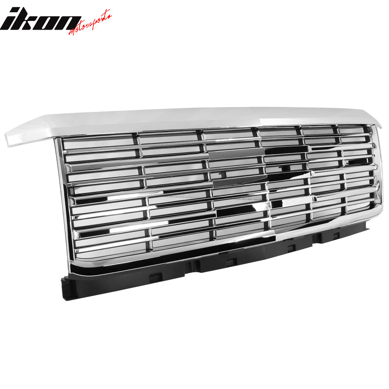 2015-2019 Chevy Silverado 2500 2500 3500 HD Chrome Front Bumper Grille