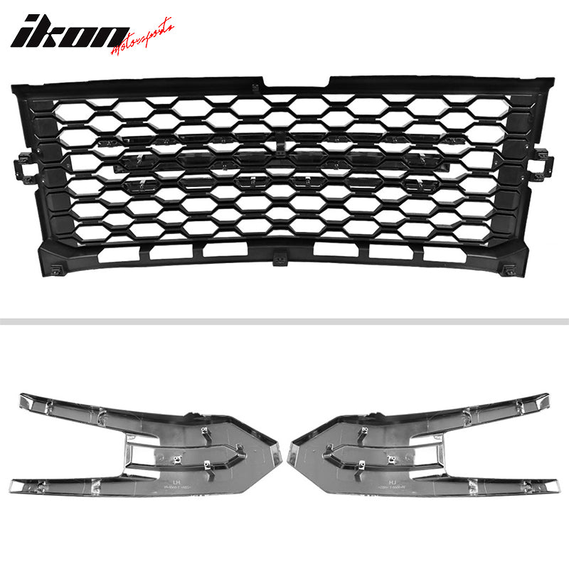 2019-2021 Silverado 1500 LT/LTZ/RST/High Country Black Car Grille
