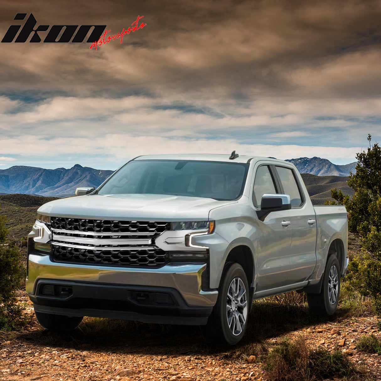 2019-2021 Silverado 1500 LT/LTZ/RST/High Country Black Car Grille