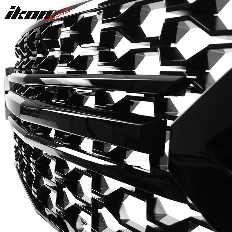 2019-2021 Silverado 1500 LT/LTZ/RST/High Country Black Car Grille