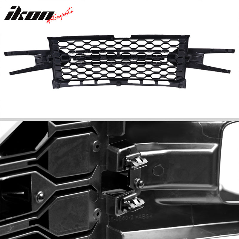 2019-2021 Silverado 1500 LT/LTZ/RST/High Country Black Car Grille