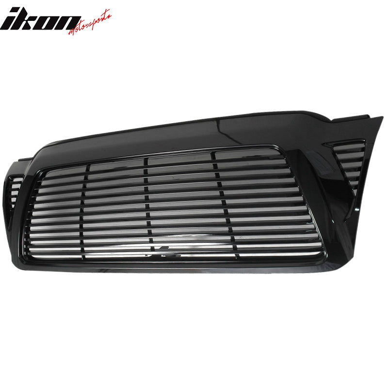 2005-2011 Toyota Tacoma Horizontal Style Black Front Hood Grille ABS