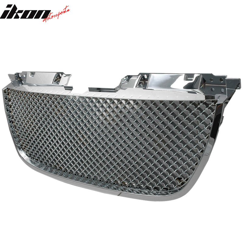 2007-2014 GMC Yukon /XL 1500 Denali B Mesh Style Chrome Front Grille