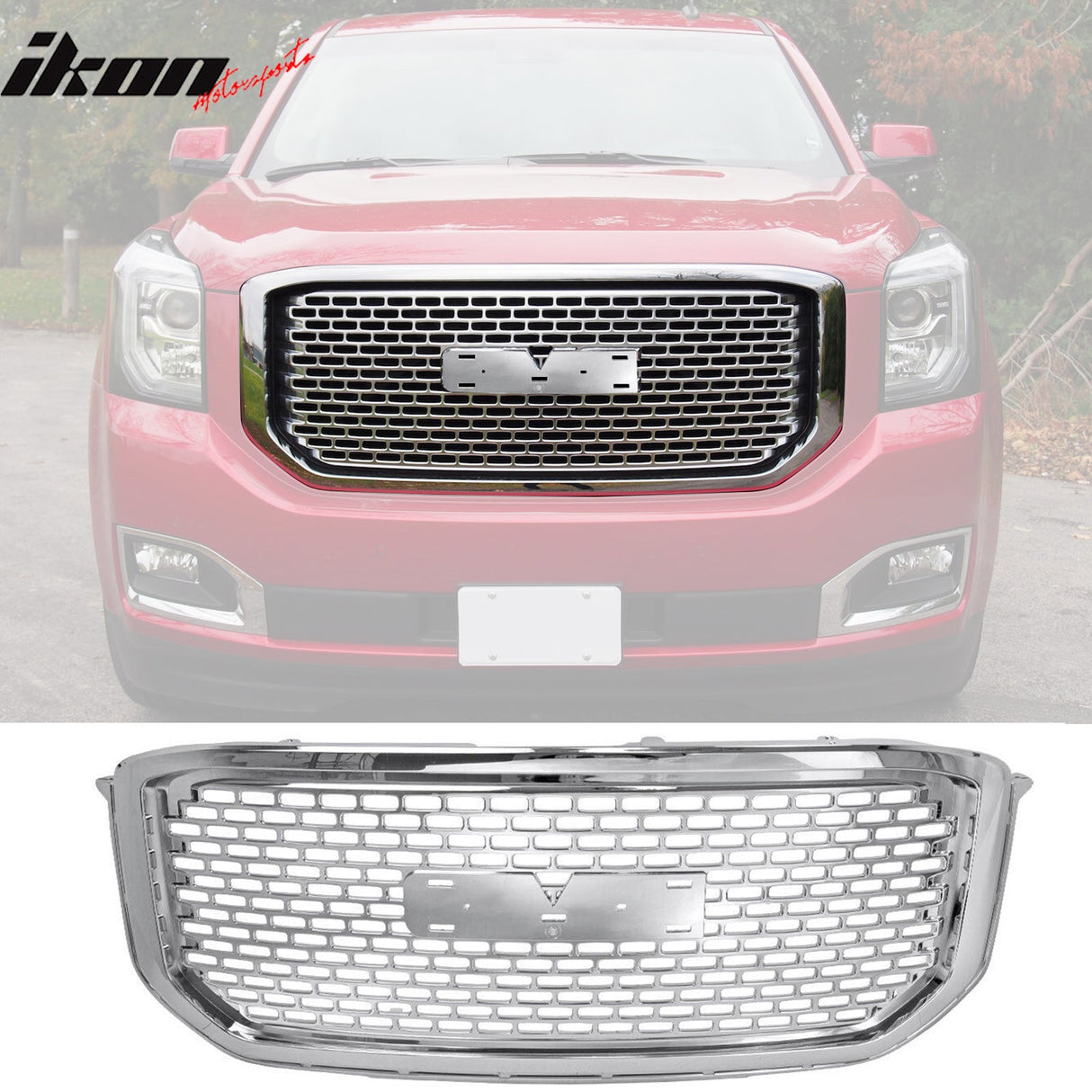 2015-2020 GMC Yukon XL Front Hood Grill Guard Bumper Car Grille ABS