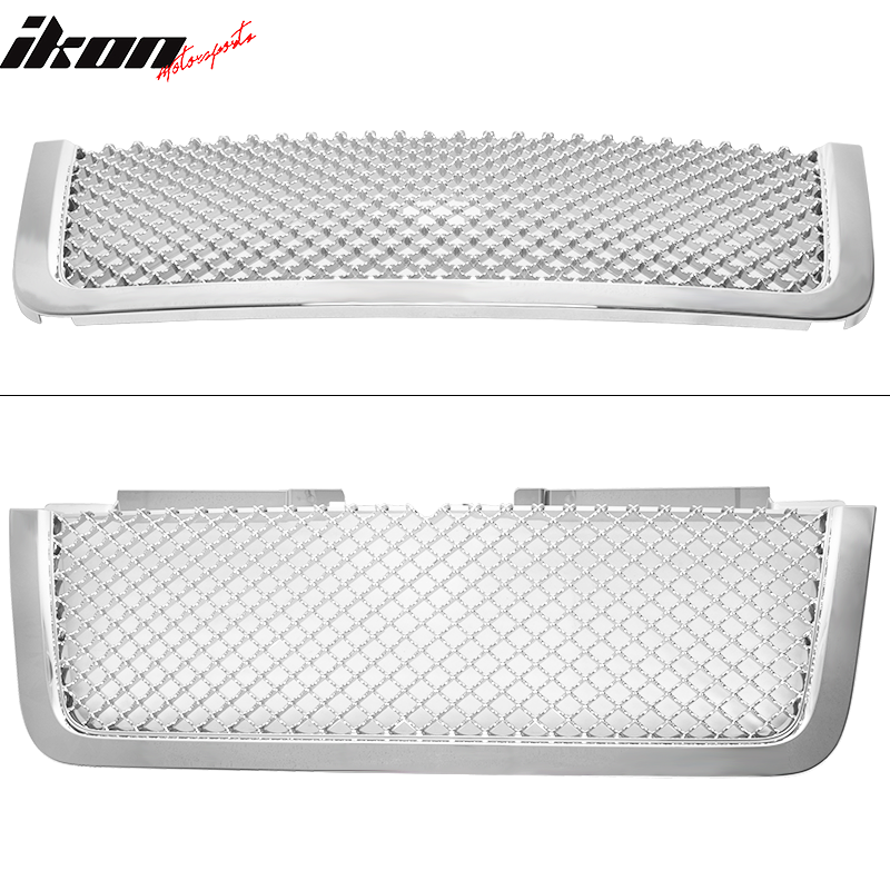 2006-2009 Chevrolet Trailblazer LT B Style Front Bumper Grille ABS