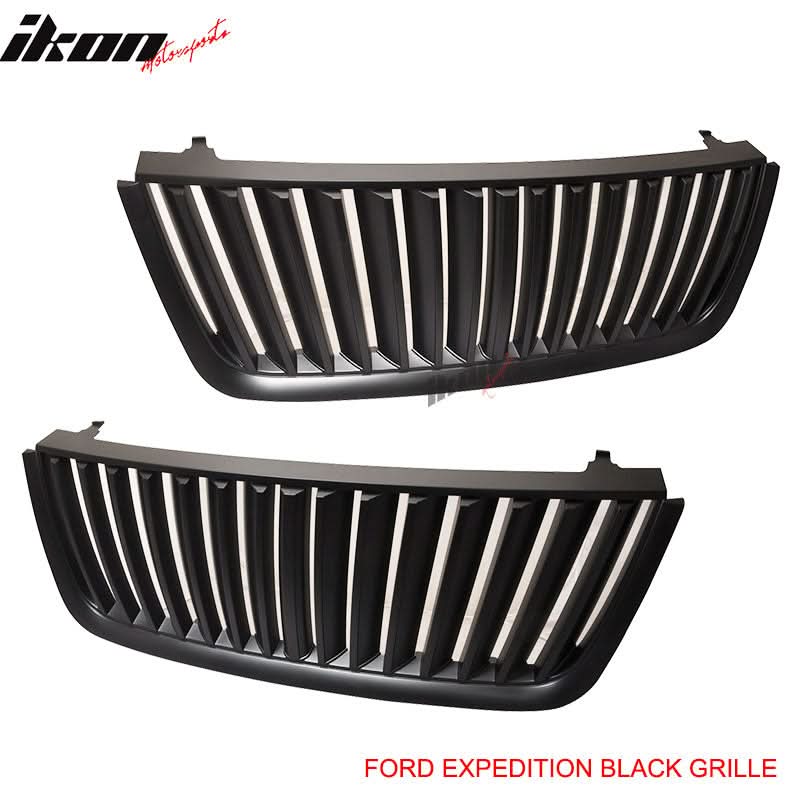 2003-2006Â Ford Expedition Front Upper Vertical Grille Unpainted ABS