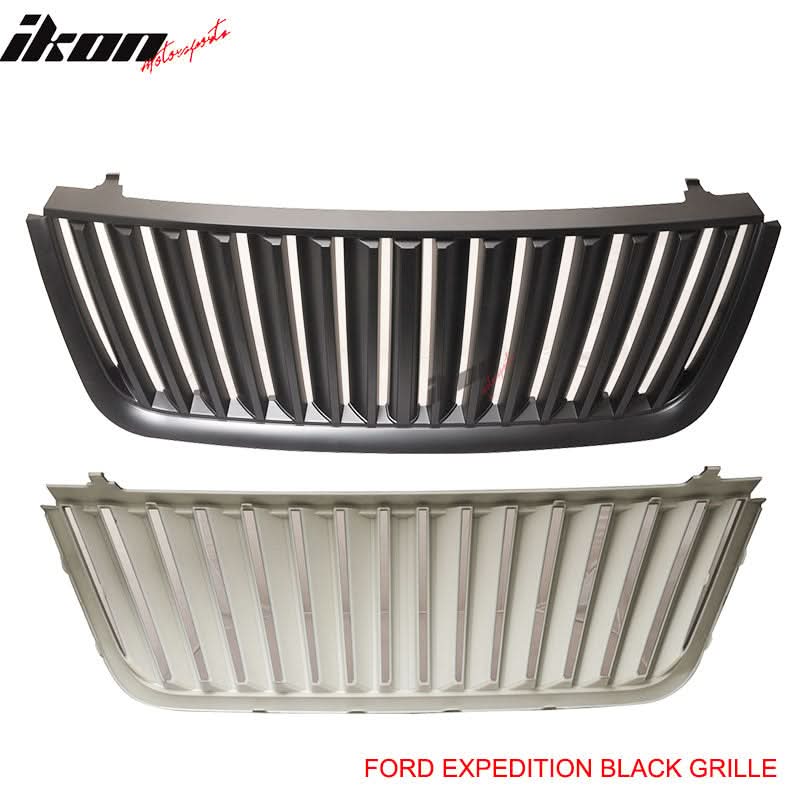 2003-2006Â Ford Expedition Front Upper Vertical Grille Unpainted ABS