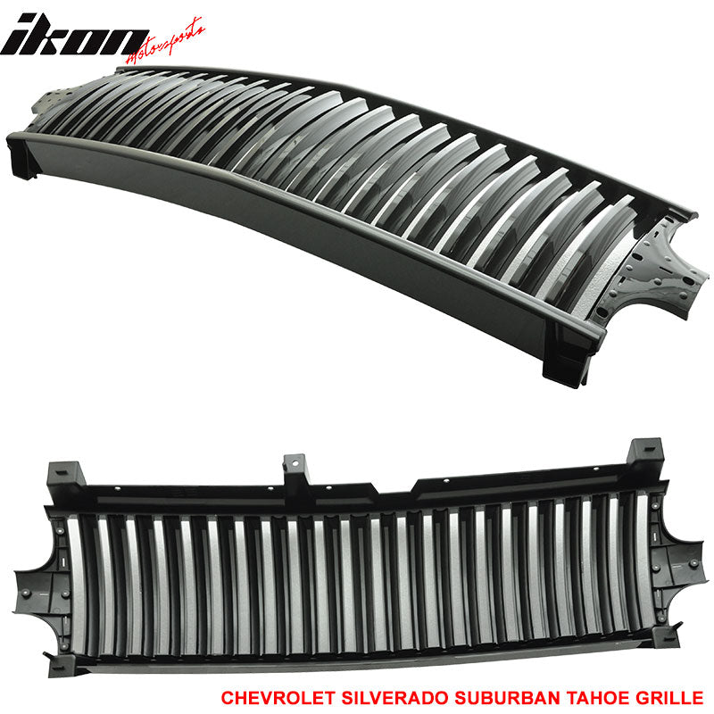 Fits 99-02 Silverado 00-06 Suburban Tahoe Vertical Grille