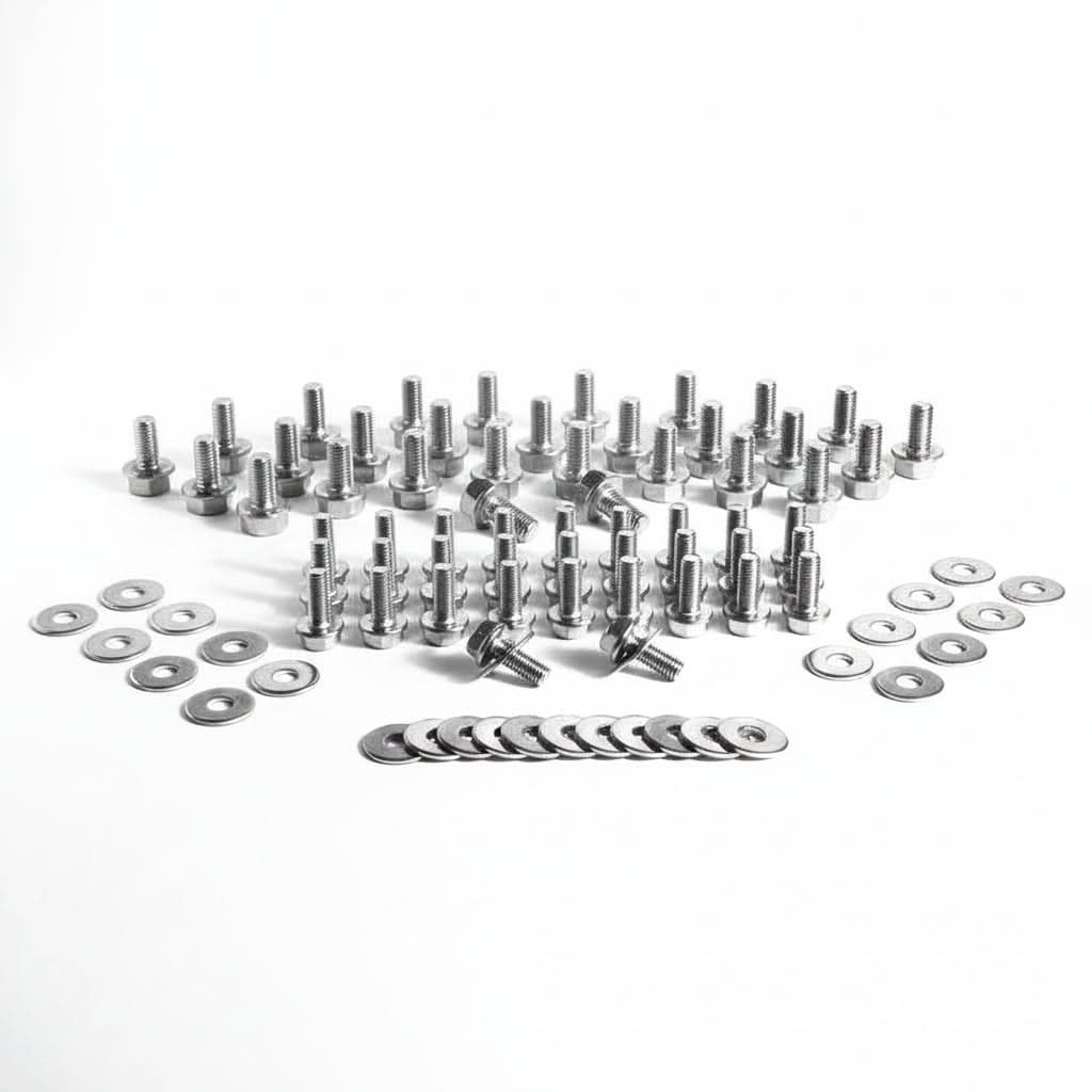 JDC Stainless Steel Under-Body Replacement Hardware Kit | Nissan R35 GT-R
