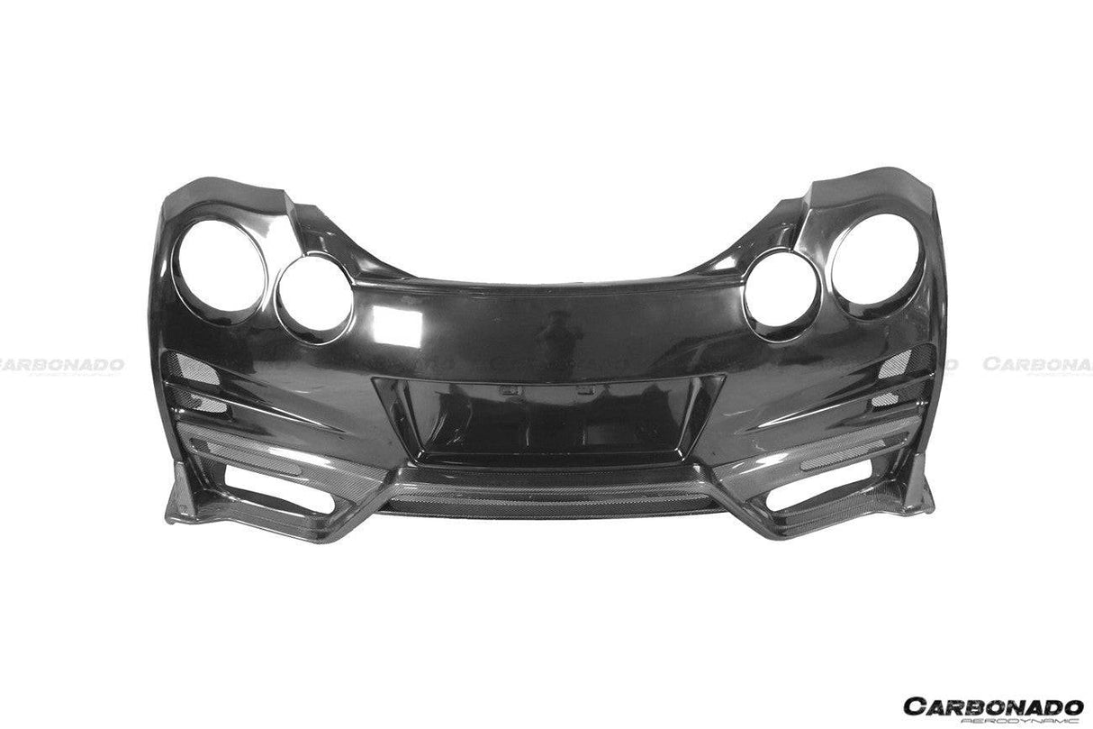 2008-2023 Nissan GTR R35 CBA DBA EBA TS Style Rear Bumper With Diffuser